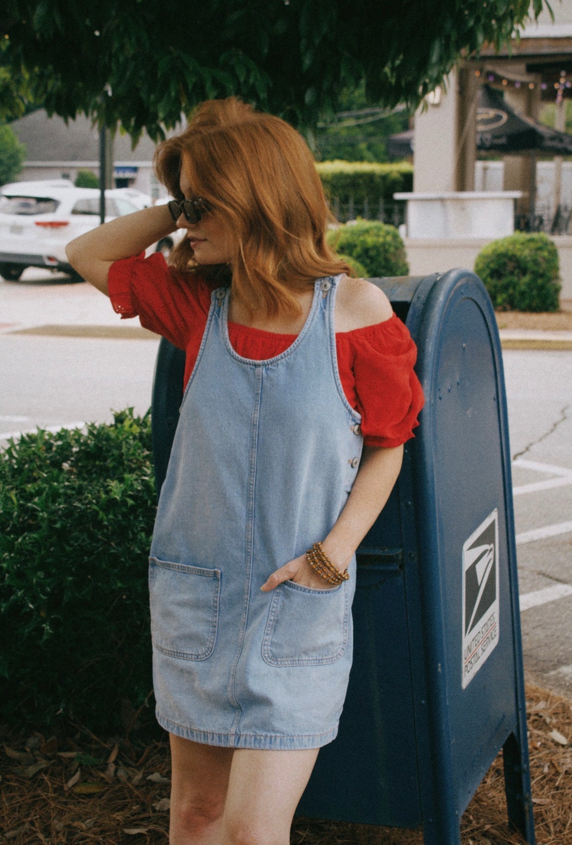 (S) American Eagle Denim Dress