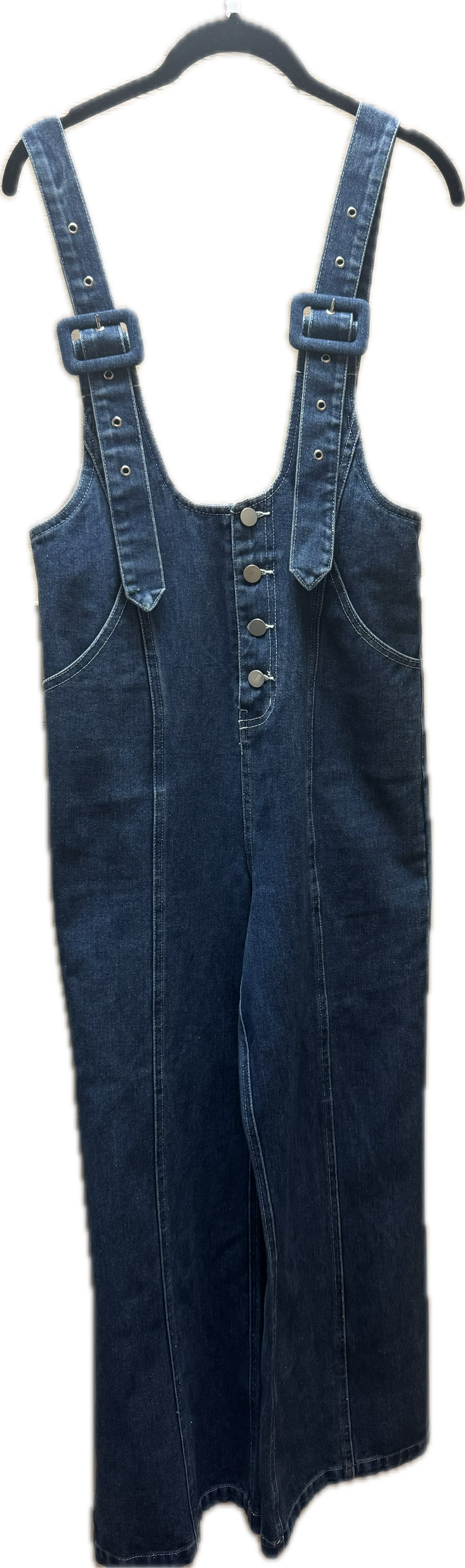 (M) Denim Overalls