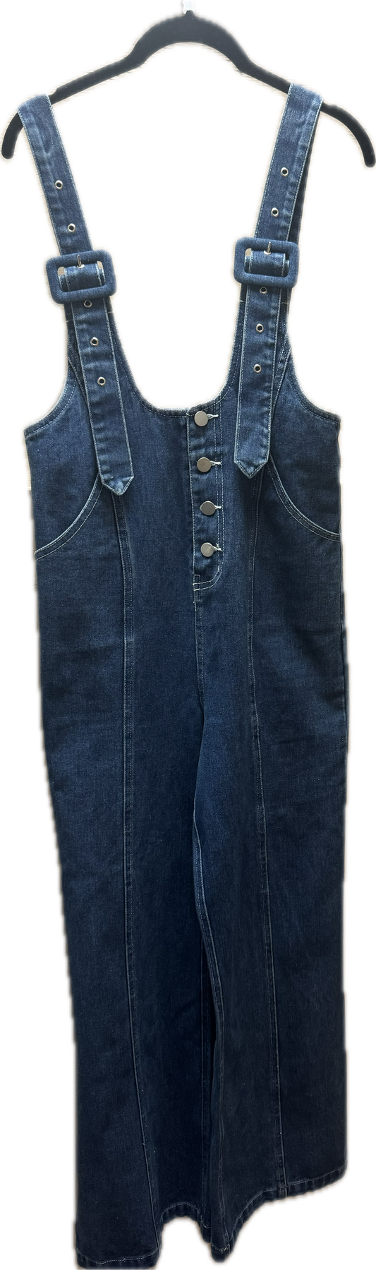 (M) Denim Overalls