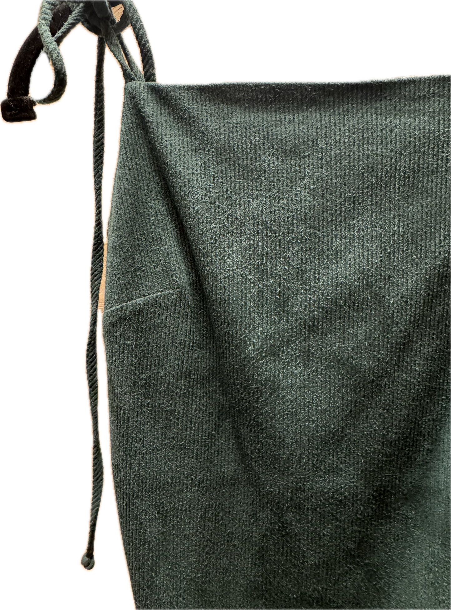 (S) Suede Green Top/Bodysuit