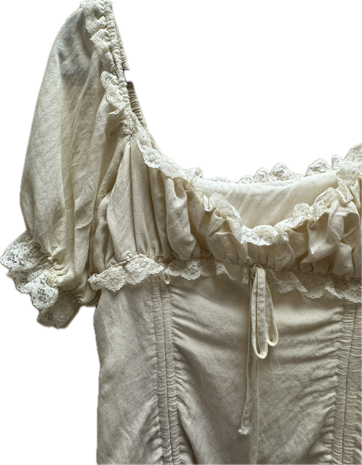 (M) Lace Cream Dress