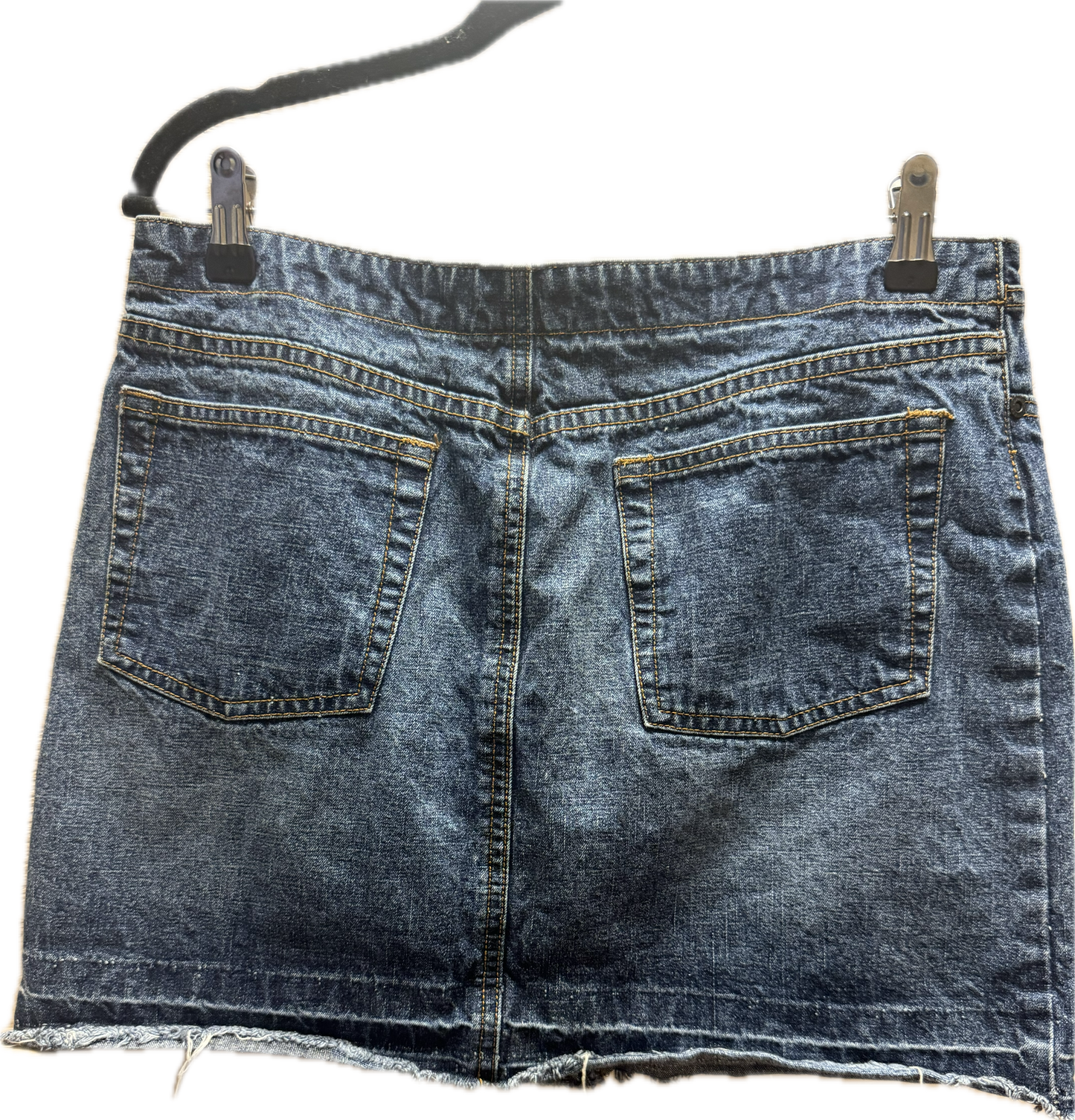 (M) Dark Wash Denim Skirt