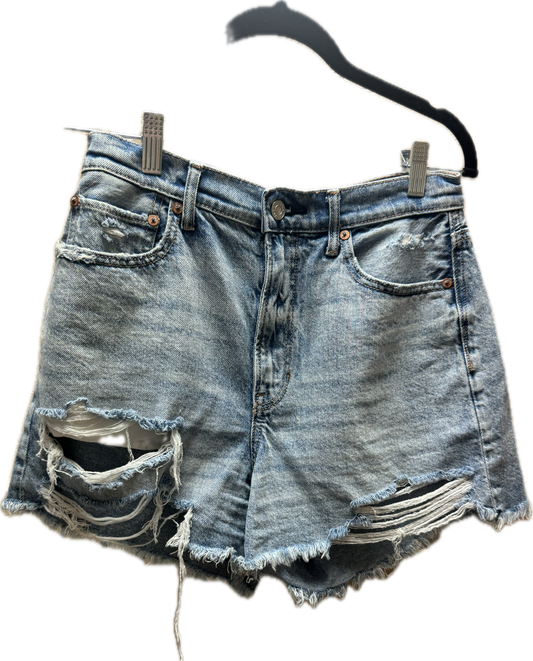 (6) American Eagle high rise boyfriend Denim Shorts