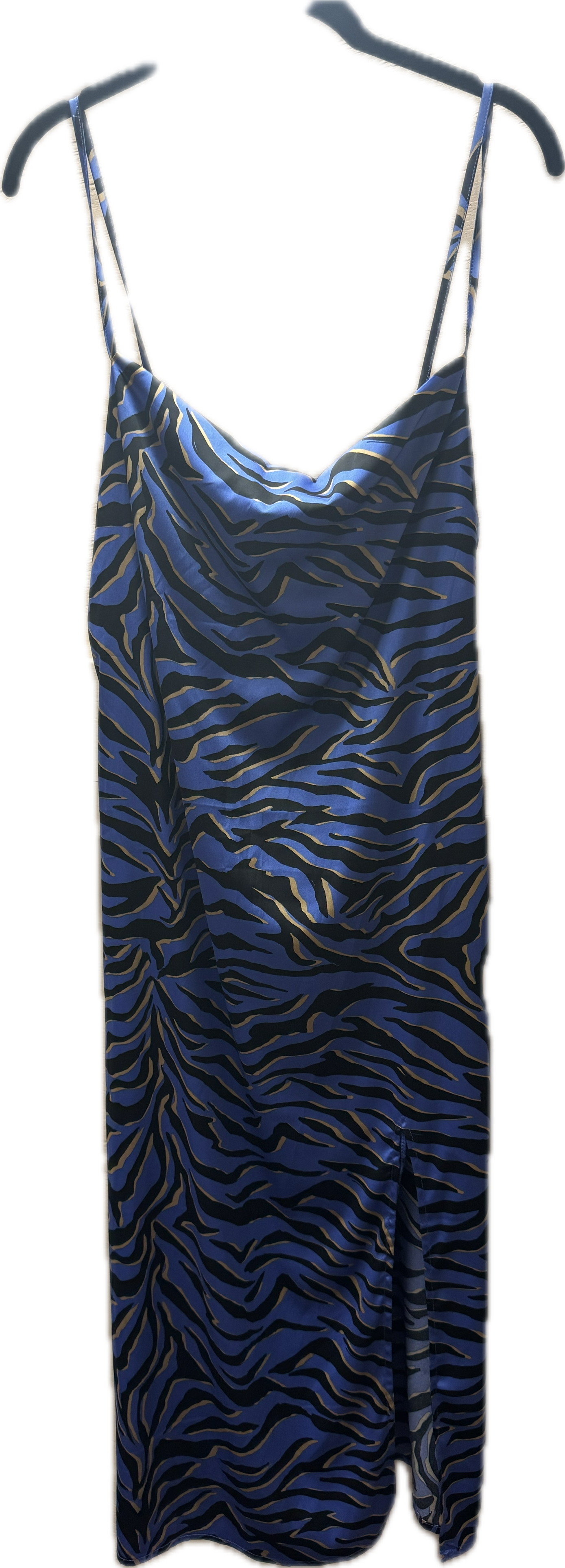 (M) Zebra Silk Dress