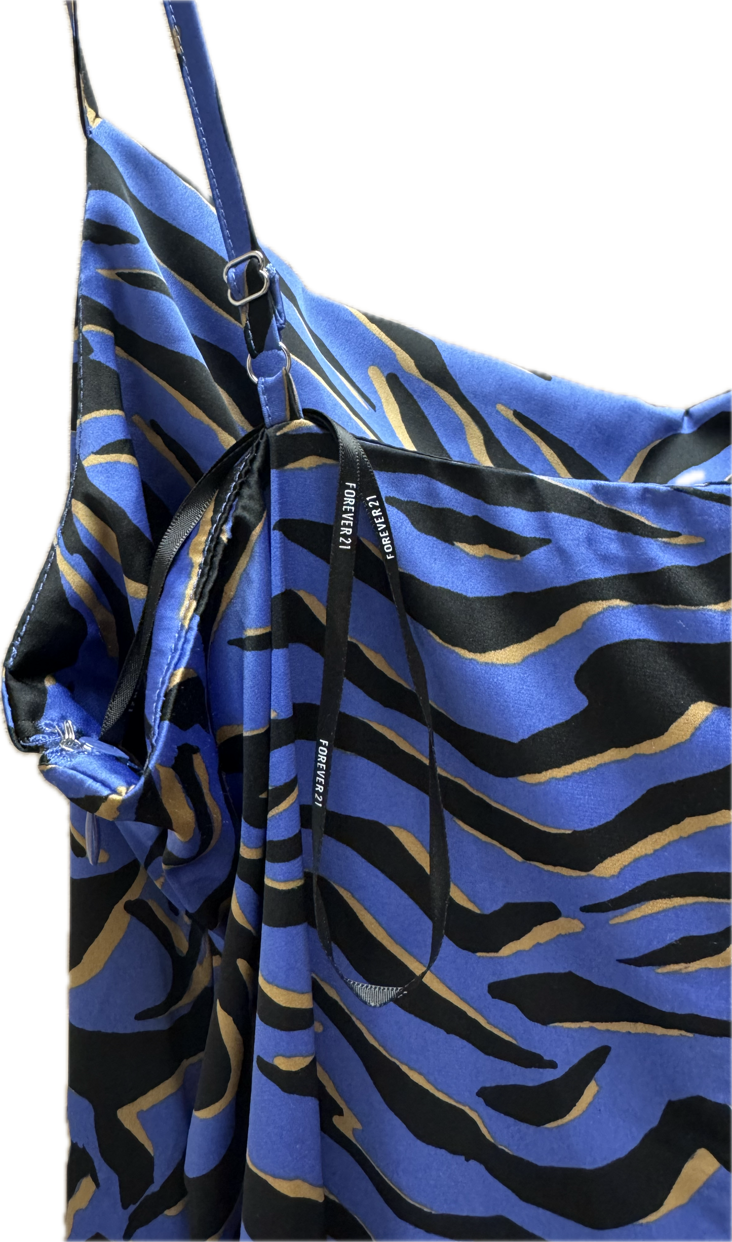 (M) Zebra Silk Dress