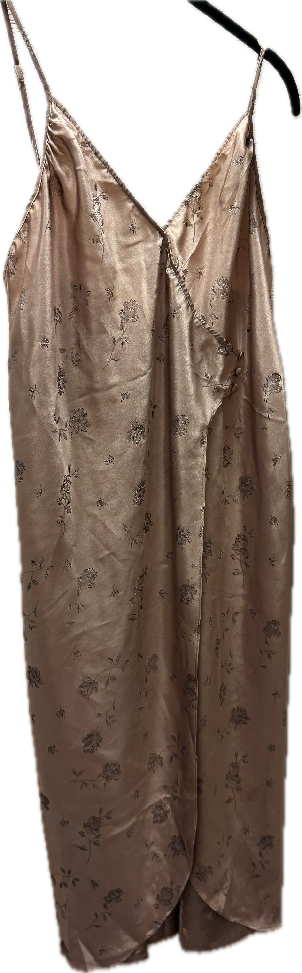 (L) Brown Silk Dress