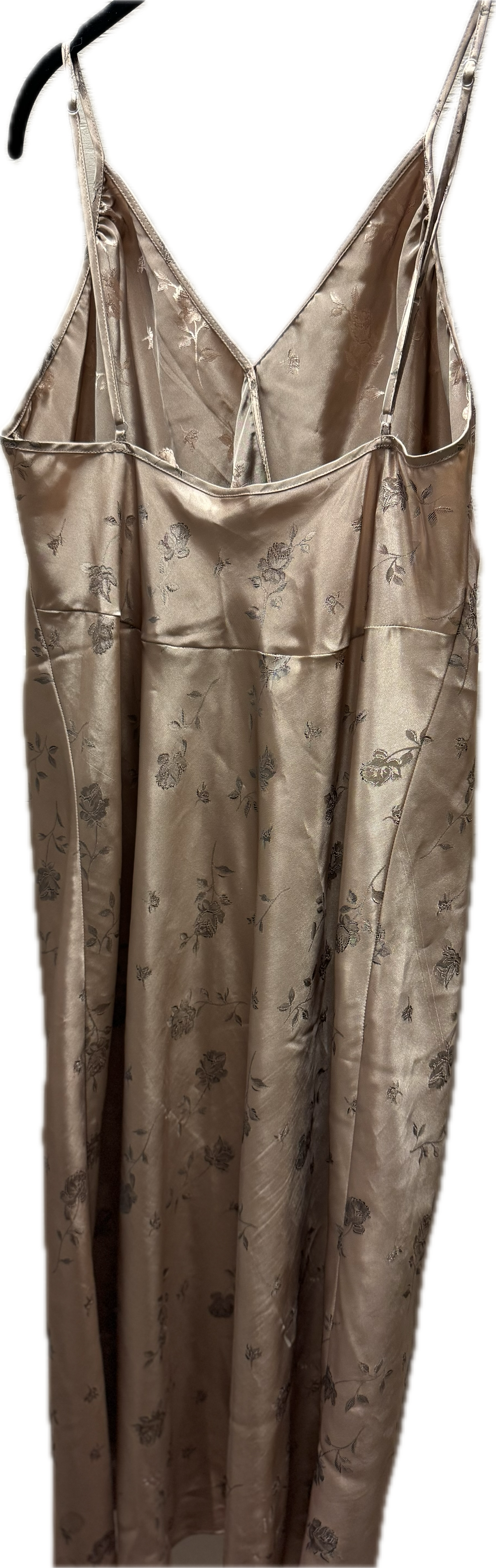 (L) Brown Silk Dress