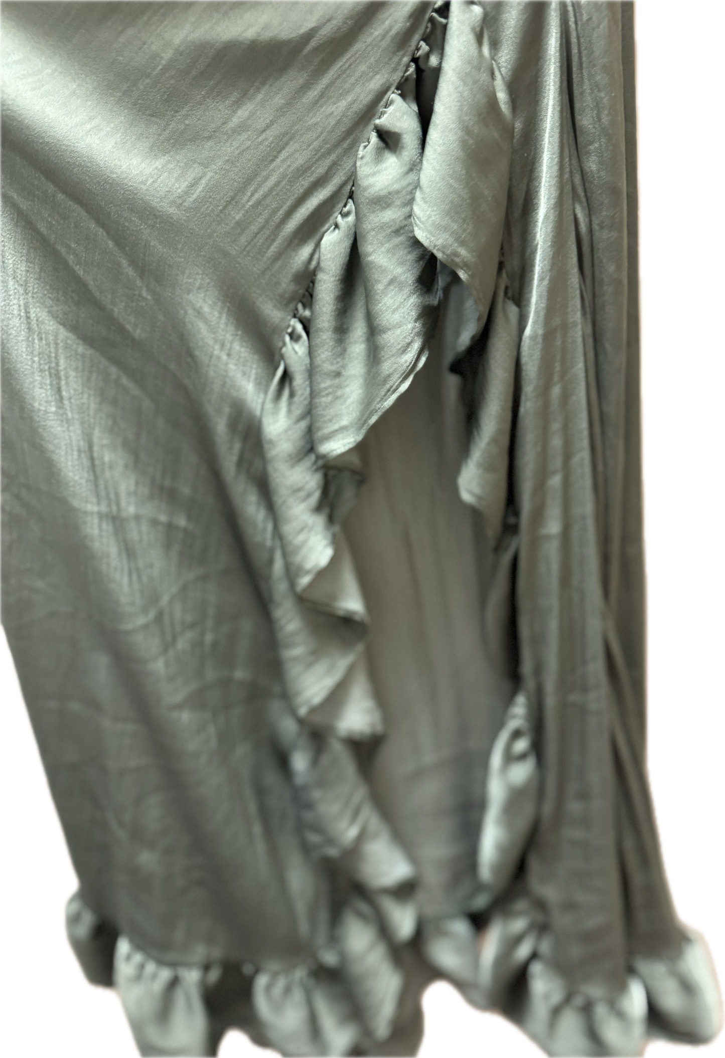 (S) Green Frill Dress
