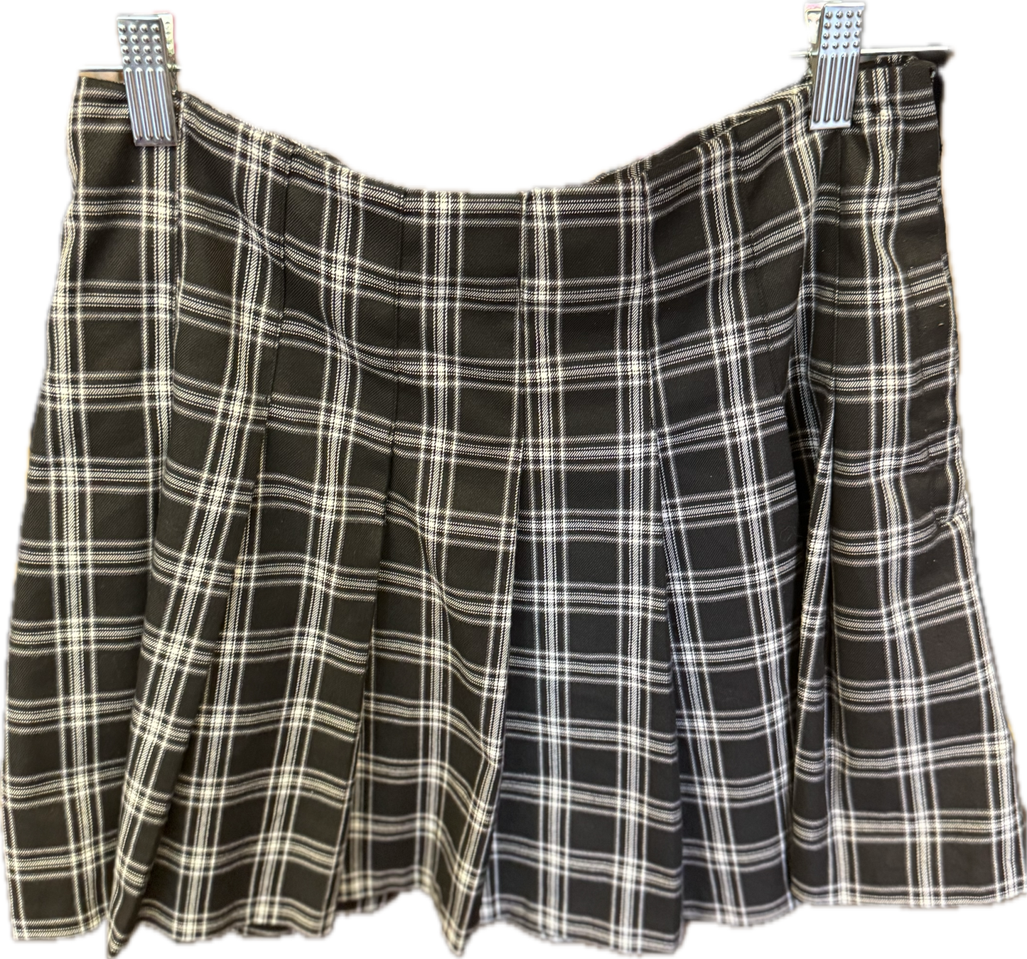 (M) Plaid mini Skirt