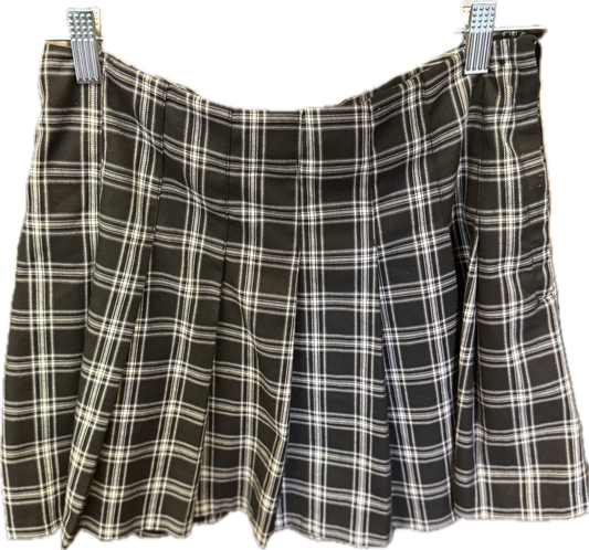 (M) Plaid mini Skirt