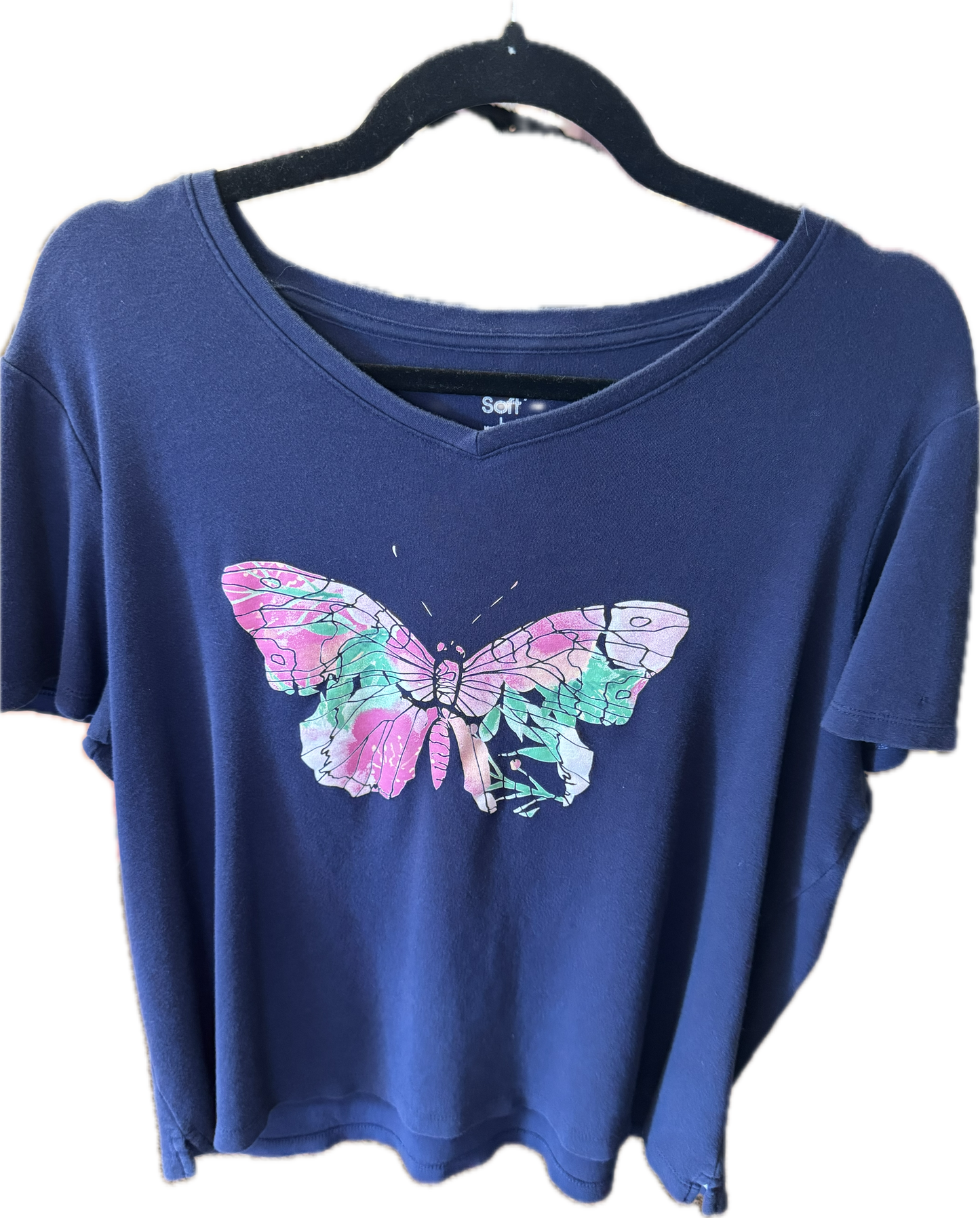 (L) Butterfly Graphic Tee