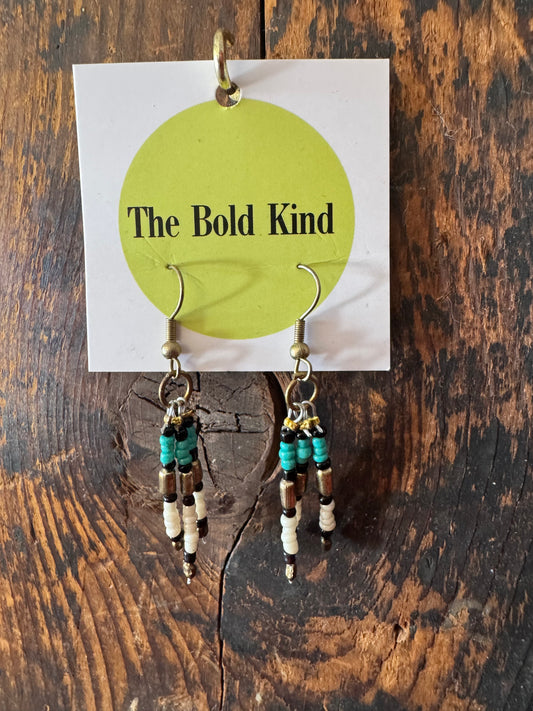 Beaded Tassel Earrings