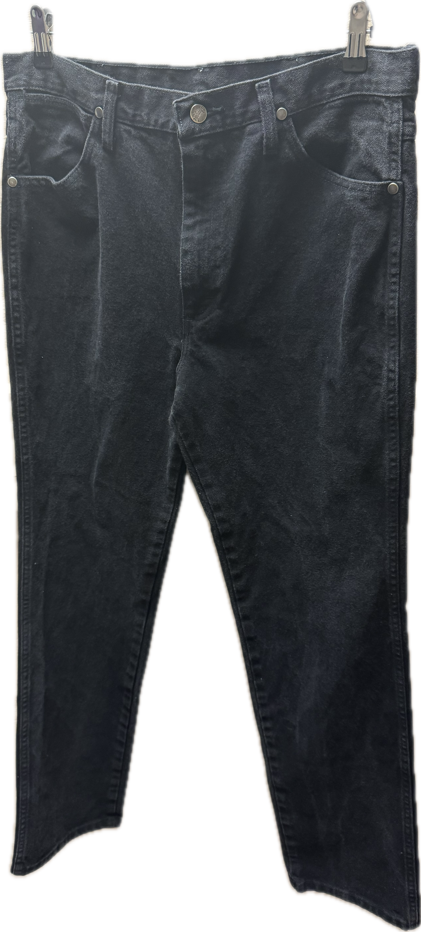 (34) Wrangler Black Jeans