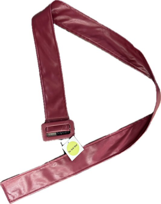 Preloved Red Pleather Belt