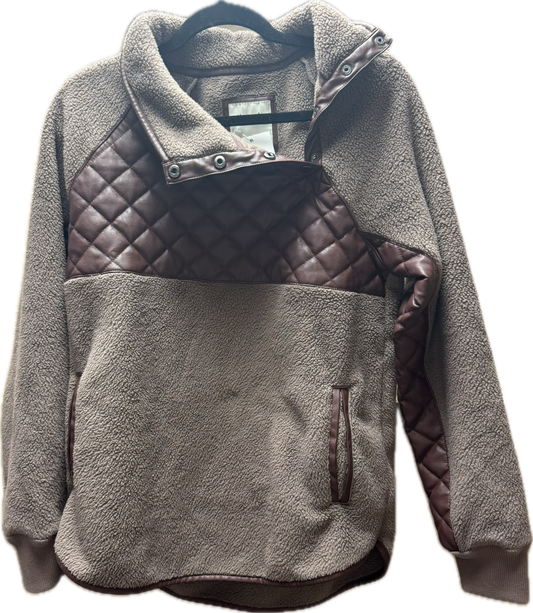 (S) Teddy Pullover Jacket