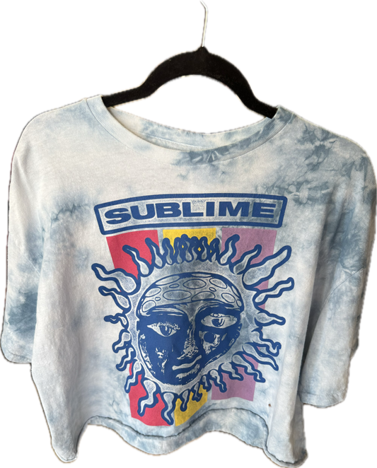 (Xl) Sublime cropped graphic T