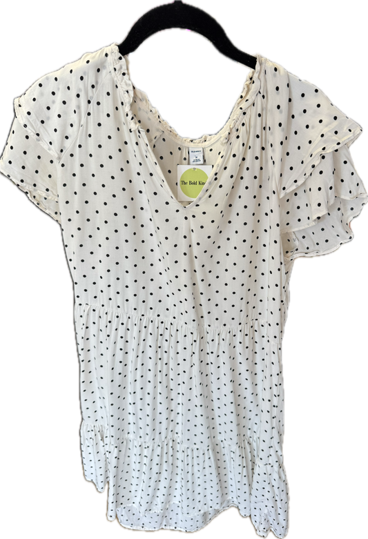 (M) White polkadot sundress