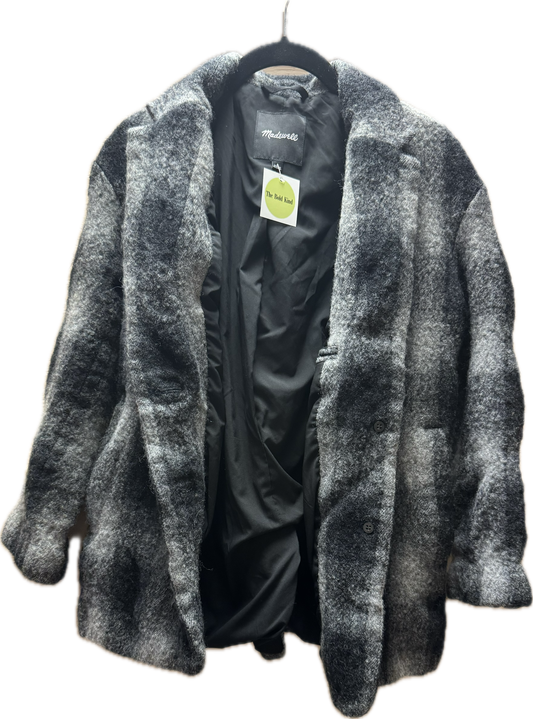 (S) Wool Plaid Jacket