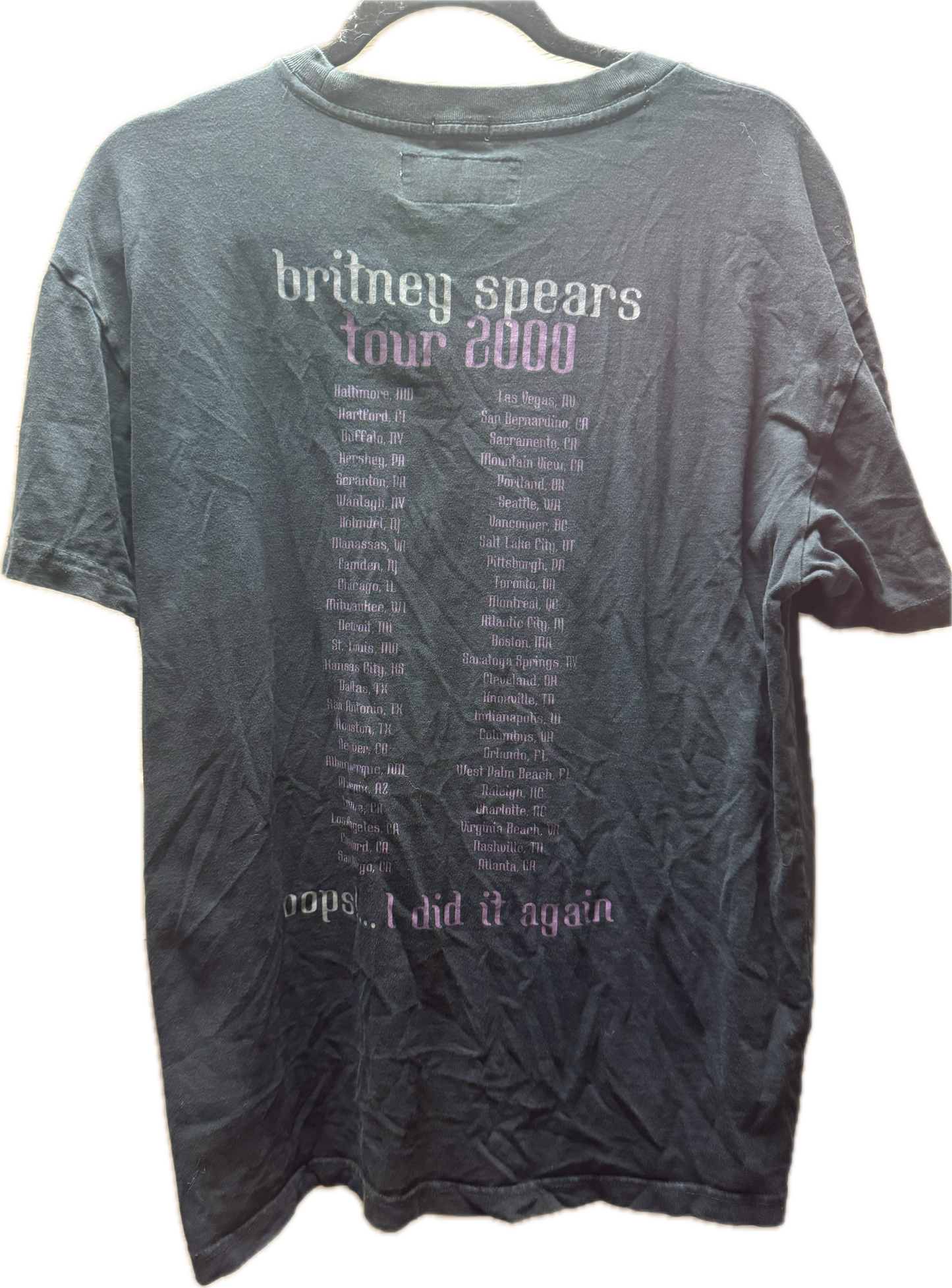 (L) Britney Spears Tour Graphic Tee