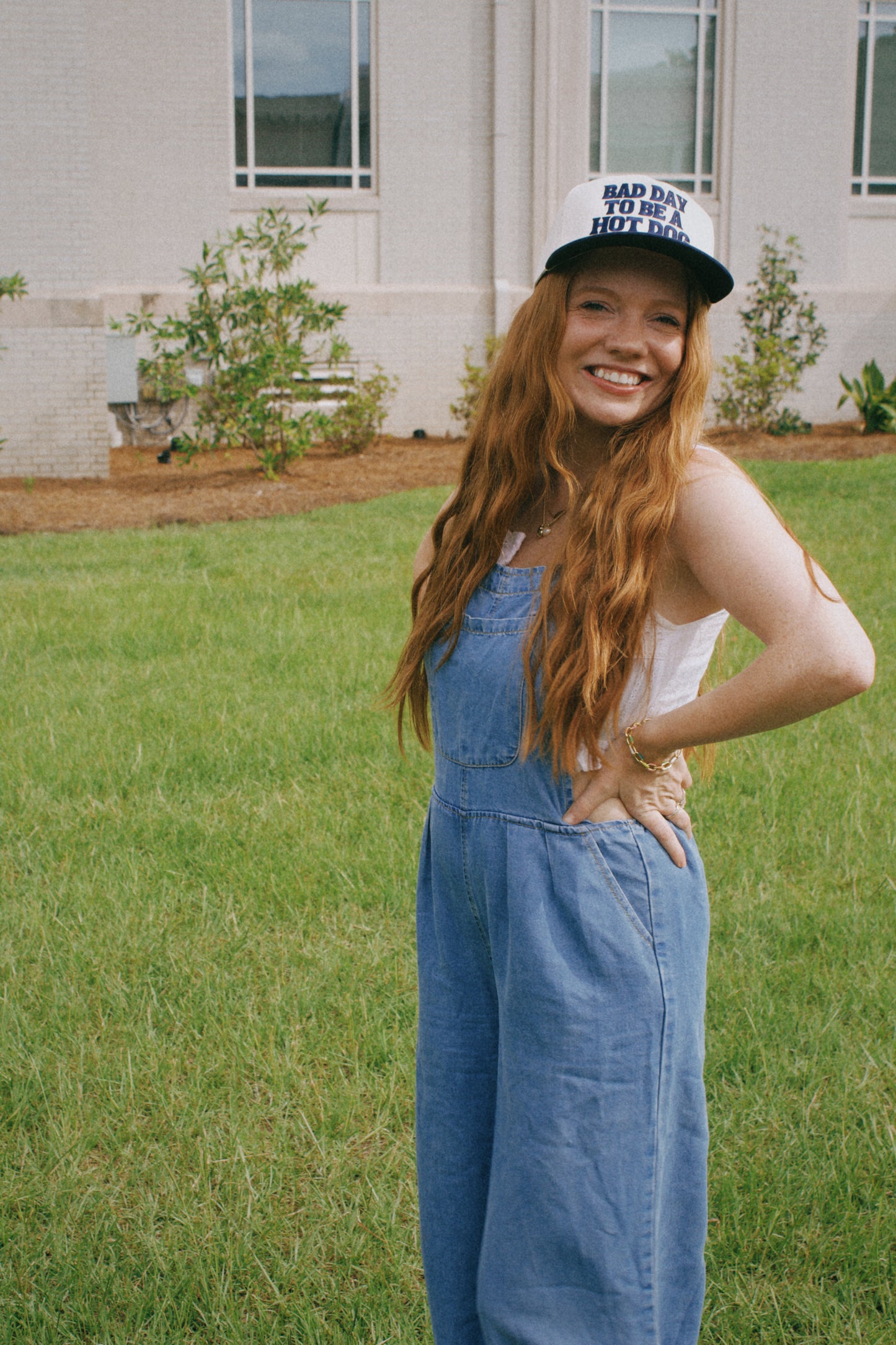 (S) Soft Denim Overalls
