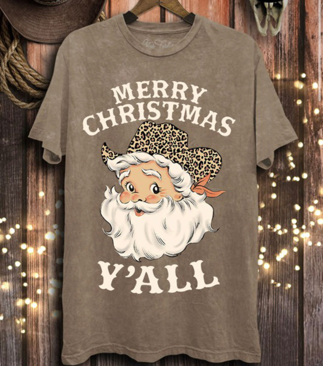 Yeehaw Santa Graphic Tee